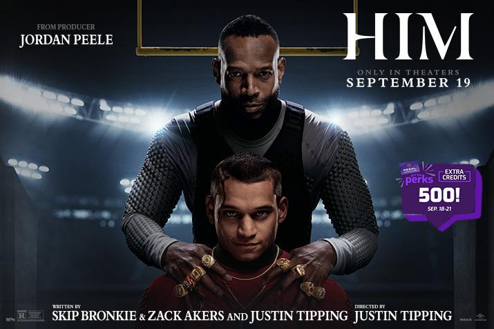 Him only in theatres September 19