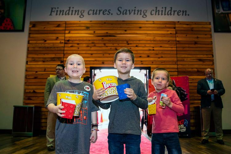 St. Jude patients at the movies
