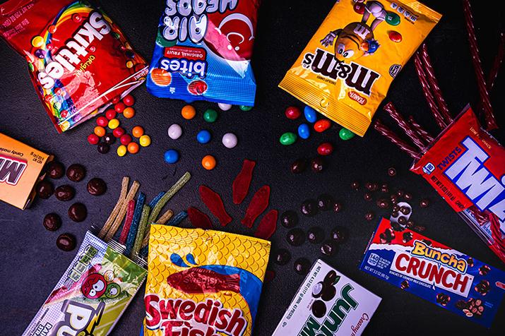 Earn credits on concessions like candy at Regal theatres