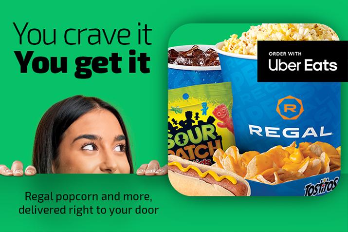Order Regal concessions to your house from UberEats