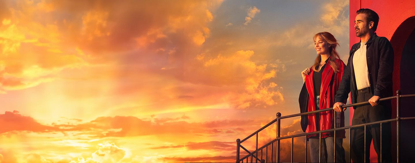 Sarah and David starring off into the sunset Desktop