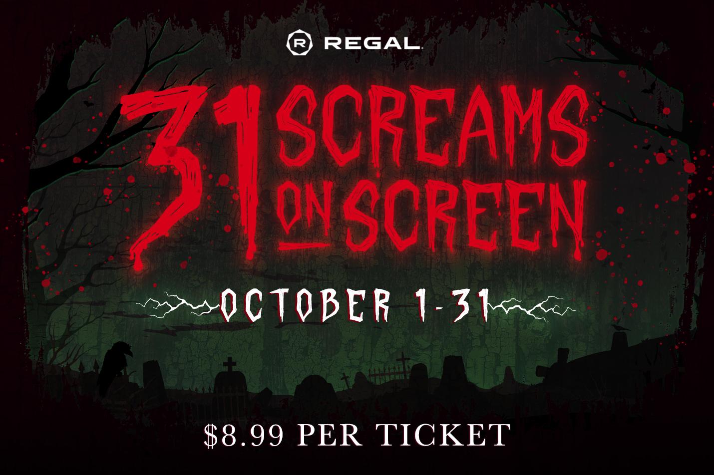 31 Screams on Screen October series