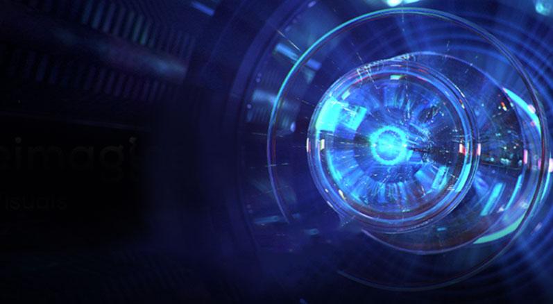 close up of the IMAX projection lense