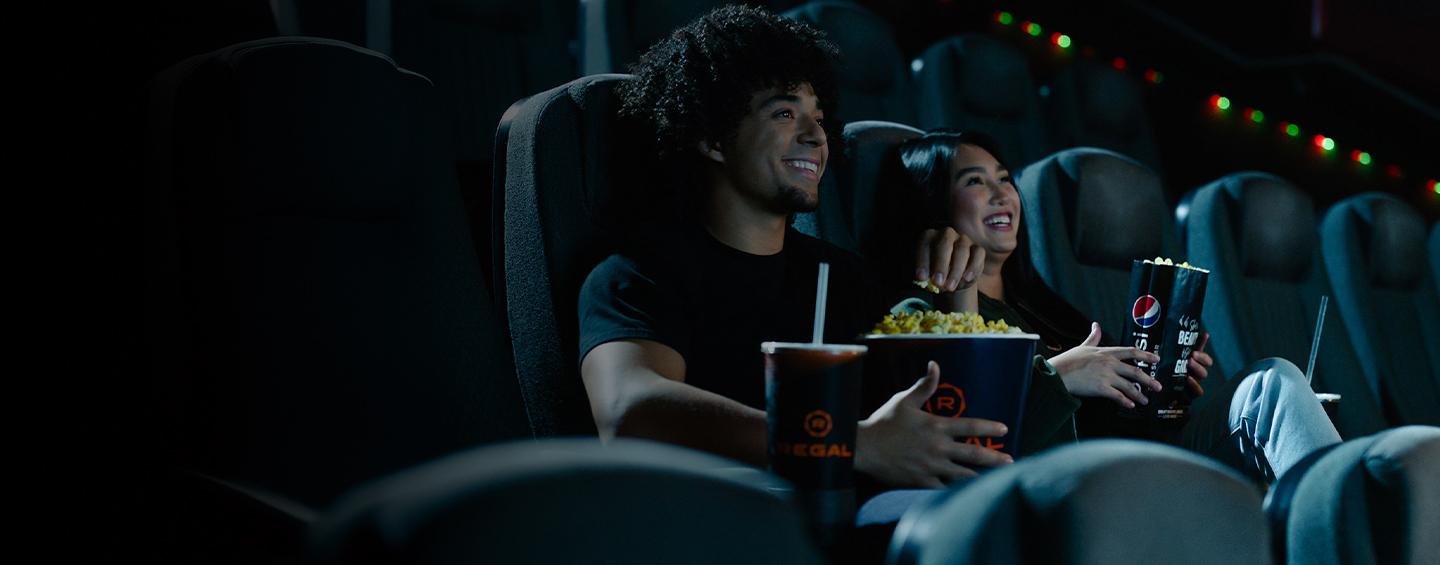 private screening in a movie theatre auditorium Desktop