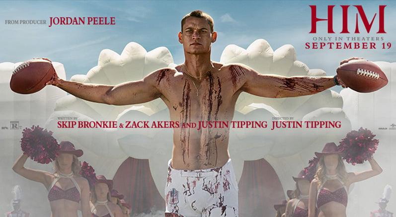 Him opens this week.