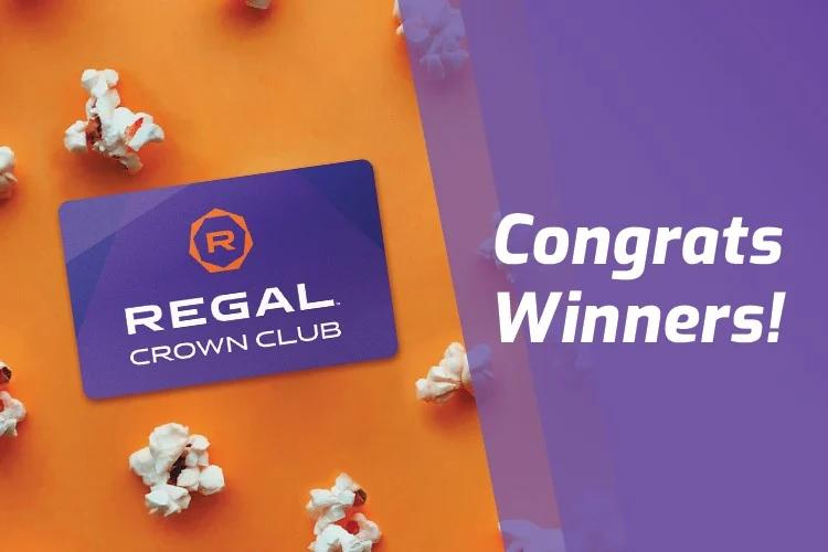 Congratulations to past Regal Crown Club promotion winners