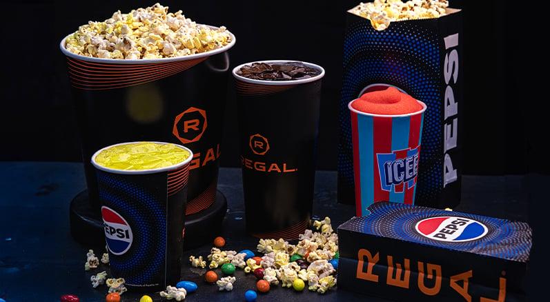 Regal movie theater food and drinks