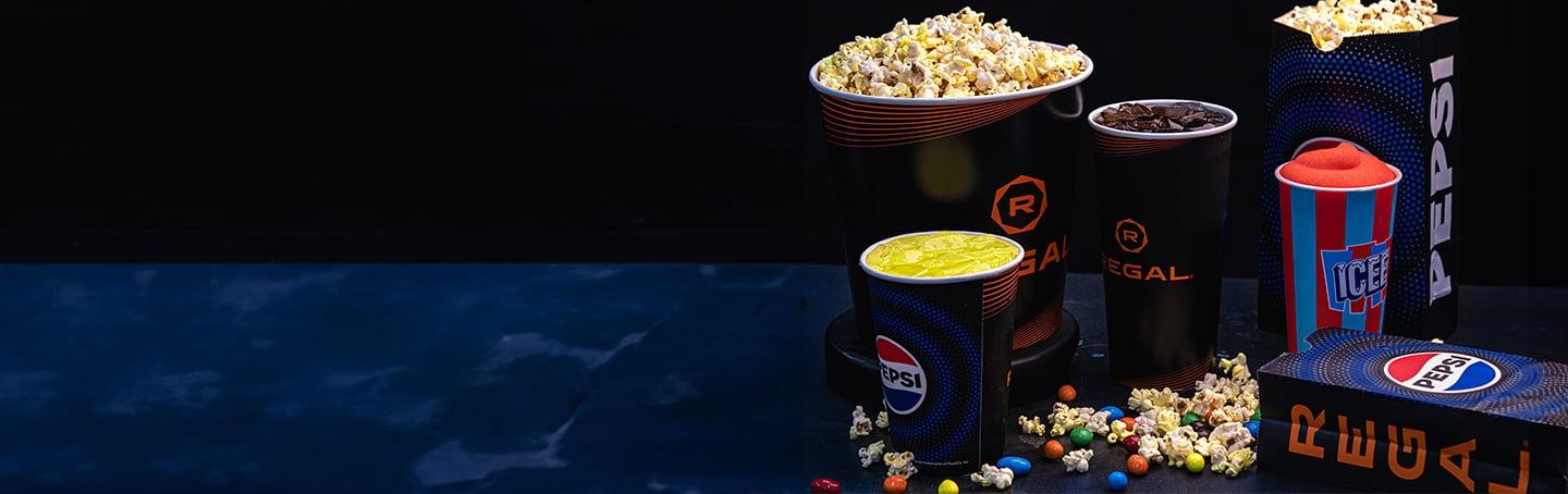 Regal movie theater food and drinks