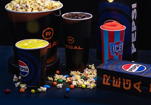 Regal movie theater food and drinks