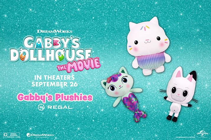 Gabby's Dollhouse: The Movie kitten plush dolls